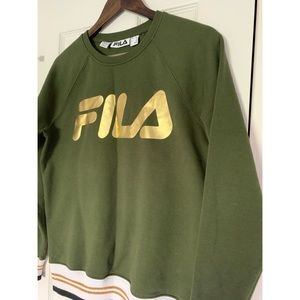 Fila oversized crew neck sweater